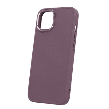 Onasi Satin silikonska maskica za iPhone 15 Plus - vijola