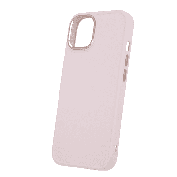 Onasi Satin silikonska maskica za iPhone 15 Plus - roza