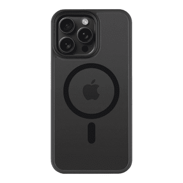 Tactical Taktička asfaltna MagForce silikonska maskica za iPhone 15 Pro - prozirna crna