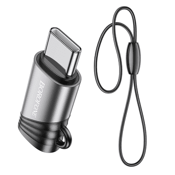 Borofone ADAPTER BV20 Lightning na Type C 3A - crn