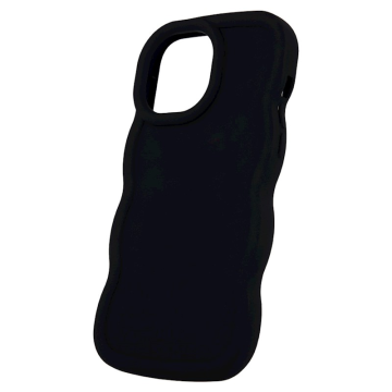 Onasi Bubble silikonska maskica za iPhone 16 Pro Max - crna