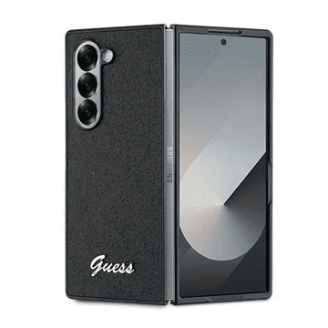 Guess GUHCZFD6HGGSHK ovitek Samsung Galaxy Z Fold 6 - crn s bleščicama