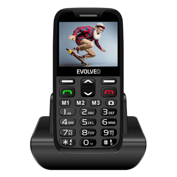 Evolveo Easyphone XR telefon na tipke za starije - crn