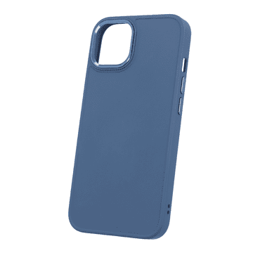 Onasi Satin silikonska maskica za iPhone 16 Plus - moder