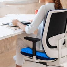 SOLFIT® Gelski jastuk za dugotrajno sjedenje – protiv pritiska i bolova u leđima (40x35x2 cm) | COMFORTKA