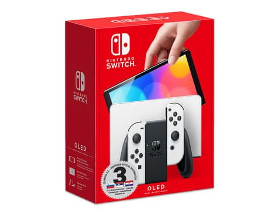 Nintendo Switch OLED prijenosna igraća konzola, bela