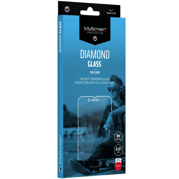 MyScreen Protector Moj zaštitnik za ekran ZAŠTITNO KALJENO STAKLO Samsung Galaxy S21 FE - DIAMOND GLASS Full Glue EDGE 3D - crn