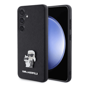 Karl Lagerfeld Originalna maskica za Samsung Galaxy S24 5G - IML NFT Full Bodies Saffiano - crna zaštita - KLHCS24SPSAKCMPK