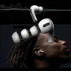 Tech-protect Ear Tips zamjenski vrhovi za Apple AirPods Pro 1 / 2 3kom, crno