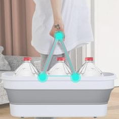 Netscroll Višenamjensko sklopivo vedro, kompaktno i izdržljivo, s ergonomskom ručkom, idealno za čišćenje i jednostavno spremanje, Pail