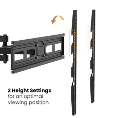 Robaxo RTM-3780 zidni nosač za TV, 94 cm do 203 cm, 37-80, crni