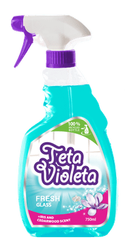 Violeta Fresh Turkiz, sredstvo za čišćenje stakla, 750 ml
