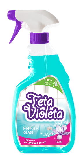 Violeta Fresh Turkiz, sredstvo za čišćenje stakla, 750 ml