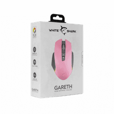 White Shark MIŠ GM-5009 GARETH RUŽIČASTI / 6400 dpi