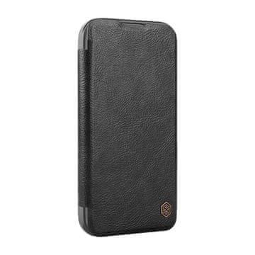 Nillkin Etui Nillkin Qin Prop kožni iPhone 16 Pro Max (czarny)