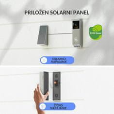 EZVIZ Solarni video portafon s ugrađenom baterijom EP3X Pro