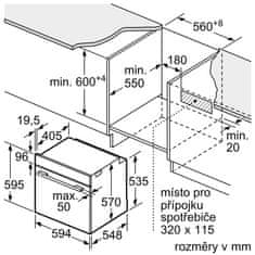 Bosch HBA372EB3 ugradbena pećnica, s pirolizom