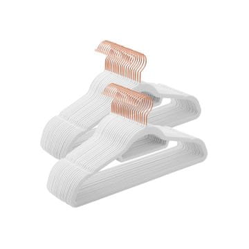 Songmics Vješalice za odjeću 45x06x235 cm Bijele