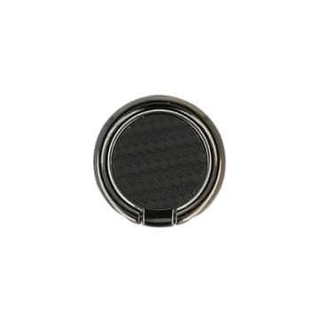 MG Carbon Ring držalo za telefon za prst, crno