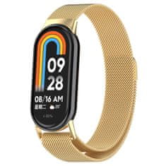 BStrap Milanese remen za Xiaomi Smart Band 8 / 9, gold
