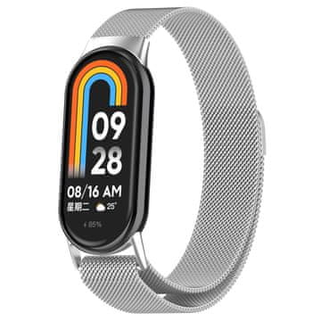BStrap Milanese remen za Xiaomi Smart Band 8 / 9, silver
