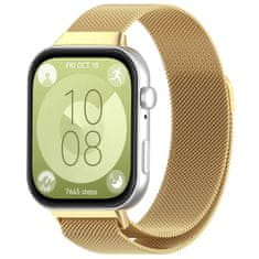 BStrap Milanese remen za Huawei Watch Fit 3, gold