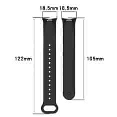 BStrap Silicone remen za Xiaomi Smart Band 8 / 9, black