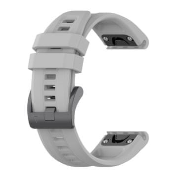 BStrap Silicone Carson remen za Garmin Fenix 5s / 5s Plus / 6s / 6s Pro / 7s / 8 43mm, gray