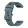 BStrap Silicone Carson remen za Garmin Fenix 5 / 6 / 6 Pro / 7 / 8 / E 47mm, blue