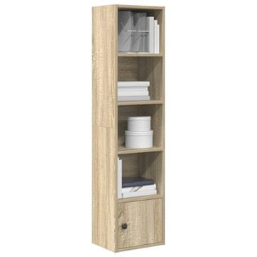 Vidaxl Polica, Sonoma hrast, 31x24x127 cm, materijal na bazi drva