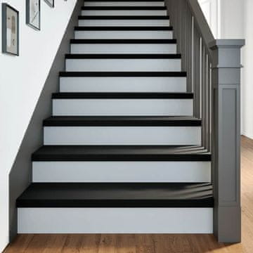 Vidaxl Gazišta za stepenice, 4 kom. smeđe 100x30x2 cm masivno hrastovo drvo