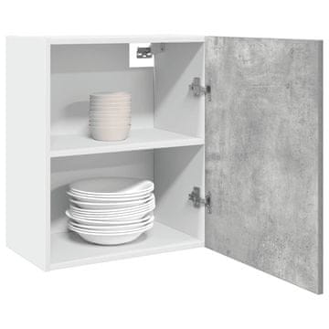 Vidaxl Zidni ormarić Betonsko-sivi 50x31x60 cm Iverica