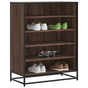Vidaxl Ormarić za cipele smeđi hrast 75x38x97,5 cm