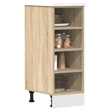 Vidaxl Podni ormarić Sonoma hrast 30x44,5x81,5 cm Lijepljeno drvo