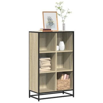 Vidaxl Polica za knjige, hrast Sonoma, 65,5 x 33 x 107,5 cm