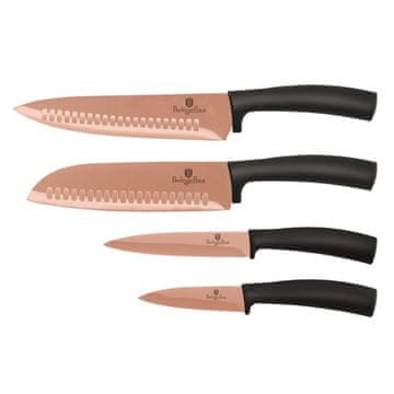 Berlingerhaus Set od 4 noža s neljepljivim premazom Rosegold Metallic Line