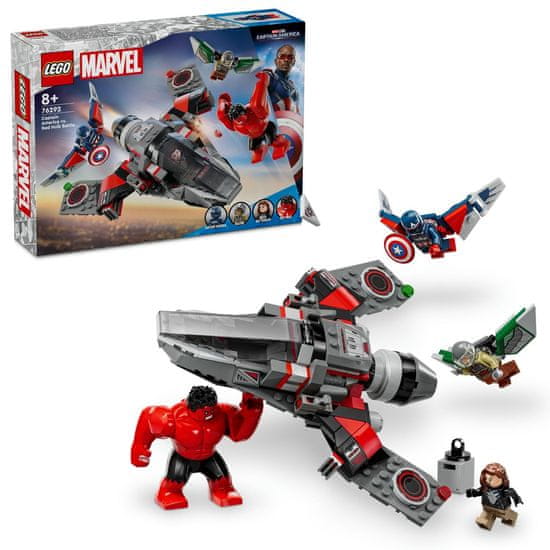 LEGO Marvel 76292 Bitka Captaina Americe i Red Hulka