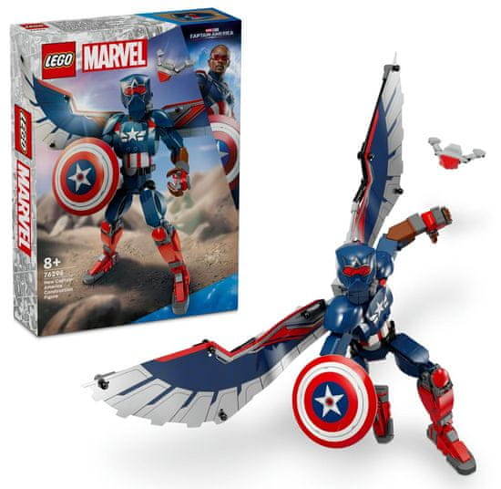 LEGO Marvel 76296 Figura novog Captaina Americe za slaganje