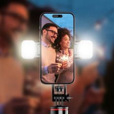 MG Telescopic Bluetooth selfie štap s LED svjetlom 1.3m, crno