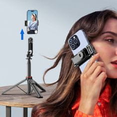MG Tripod Bluetooth selfie štap 1.3m, crno