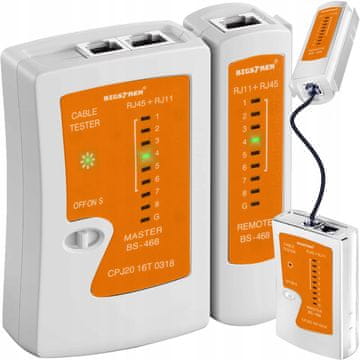 BIGSTREN Digitalni UTP tester mrežnog kabela RJ45 RJ11