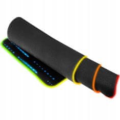 Dexxer Osvijetljena LED RGB računalna podloga za miš i tipkovnicu 80x30cm MATIX RF