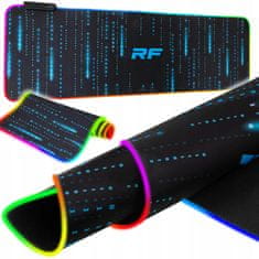 Dexxer Osvijetljena LED RGB računalna podloga za miš i tipkovnicu 80x30cm MATIX RF