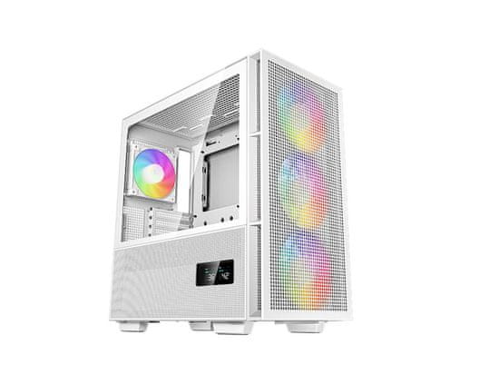 DEEPCOOL CH560 Digital WH kućište za računalo, E-ATX, ARGB, LCD, bijelo