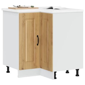 Vidaxl Kutni kuhinjski ormarić, Kalmar, Artisan hrast