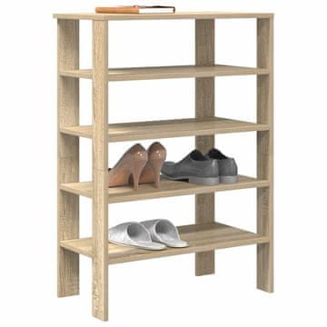 Vidaxl Stalak za cipele Sonoma hrast 61x32x87,5 cm