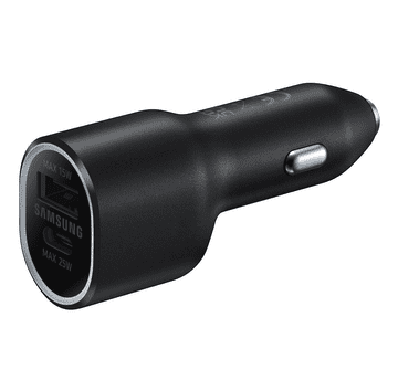Samsung Auto punjač EP-L4020NBE 40W (1x Type C 25W + 1x USB-A 15W) - EU blister