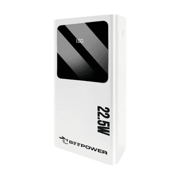 Onasi Prijenosna baterija BP-30PD QC 22,5W powerbank 30000 mAh 2x USB, 1x Type C bijela