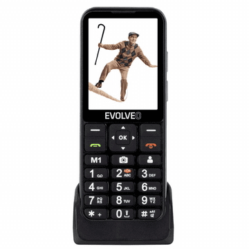 Evolveo Easyphone LT EP-880 telefon na tipke za starije 4G crn