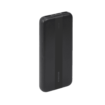 RivaCase Prijenosna baterija VA2041 ("Powerbank") 10.000 mAh 10W, crna s Type-C i 2x USB-A izlaza te LED indikatorom koji omogućava simultano punjenje 3 uređaja